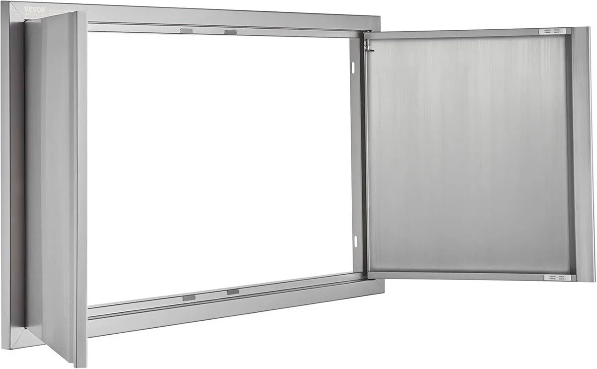 36 x 21 Inch Stainless Steel BBQ Access Door - Image 2