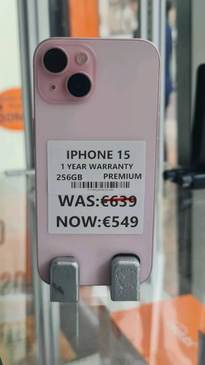 Apple 15 IPHONE 256GB PREMIUM 1 YEAR WARRANTY