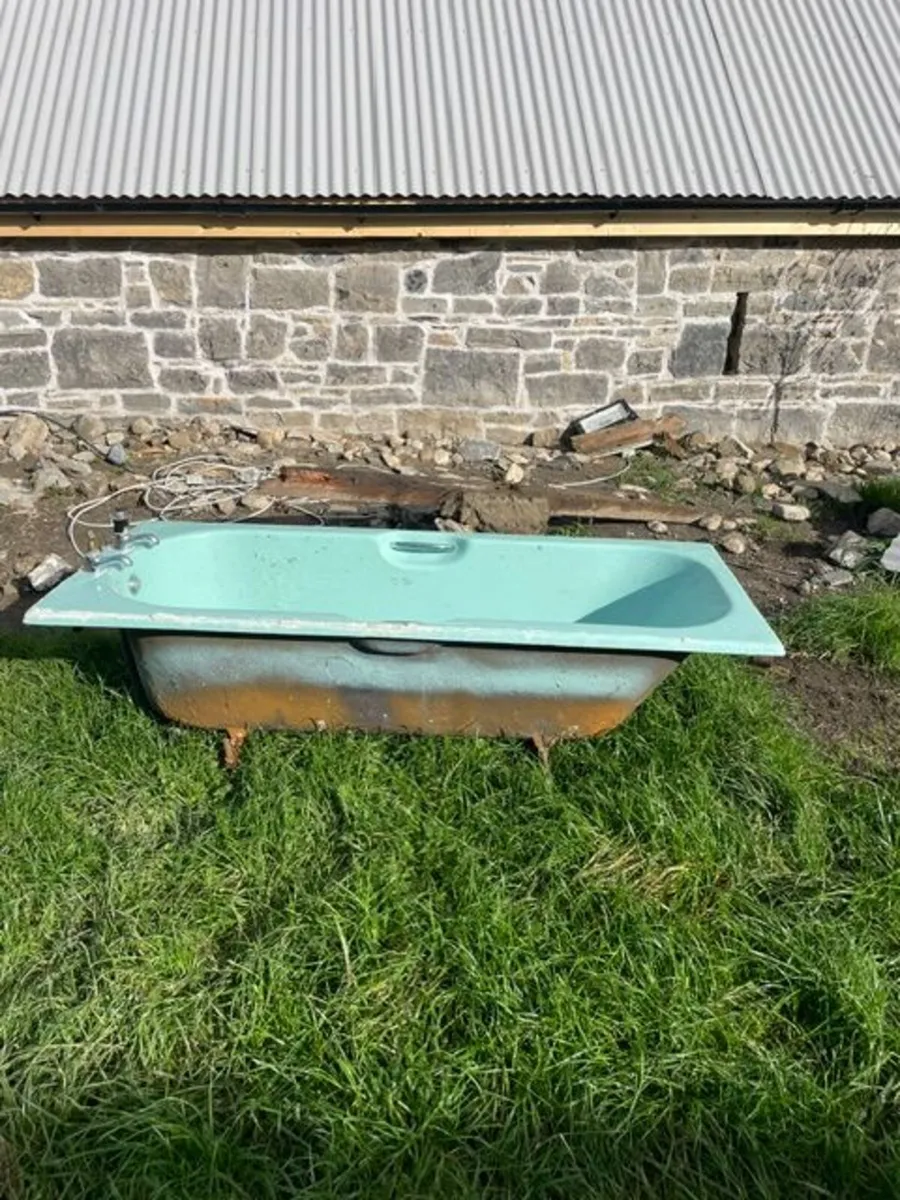 Cast iron bath - Image 1
