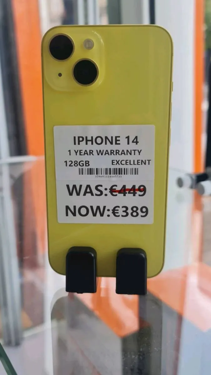 IPHONE 14 128GB EXCELLENT  1 year warranty