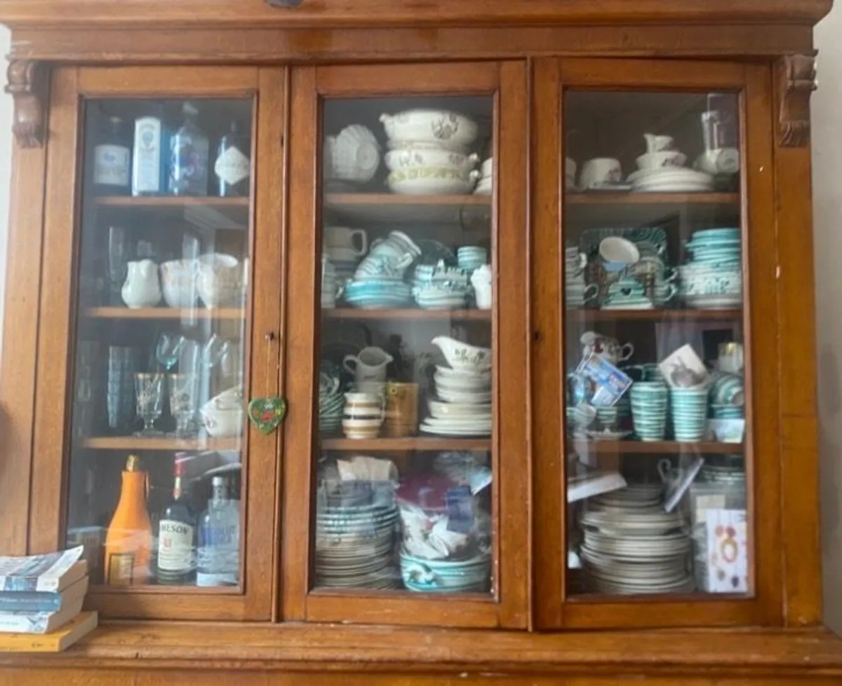 Antique Dresser bookcase in oak - Image 2