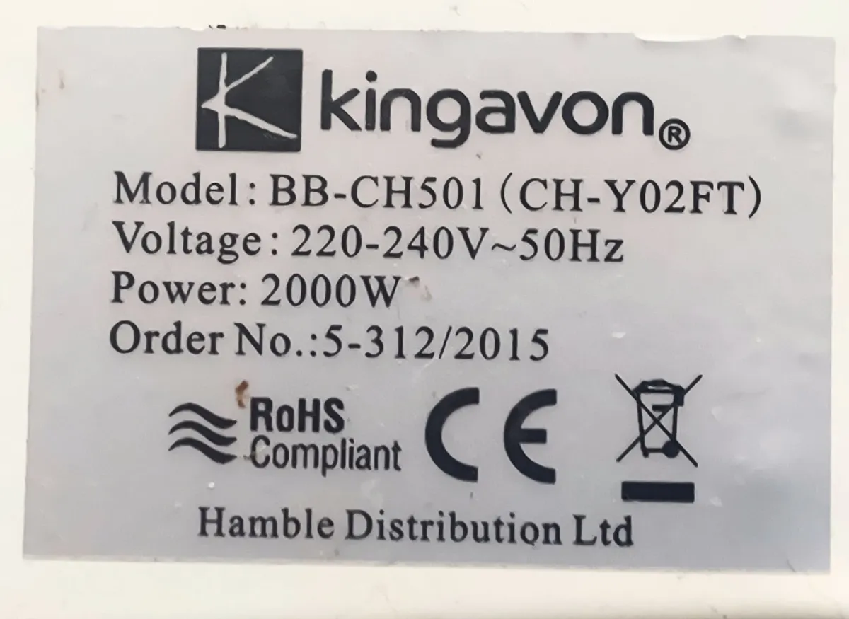 Convector Heater Timer turbo fan - Image 2