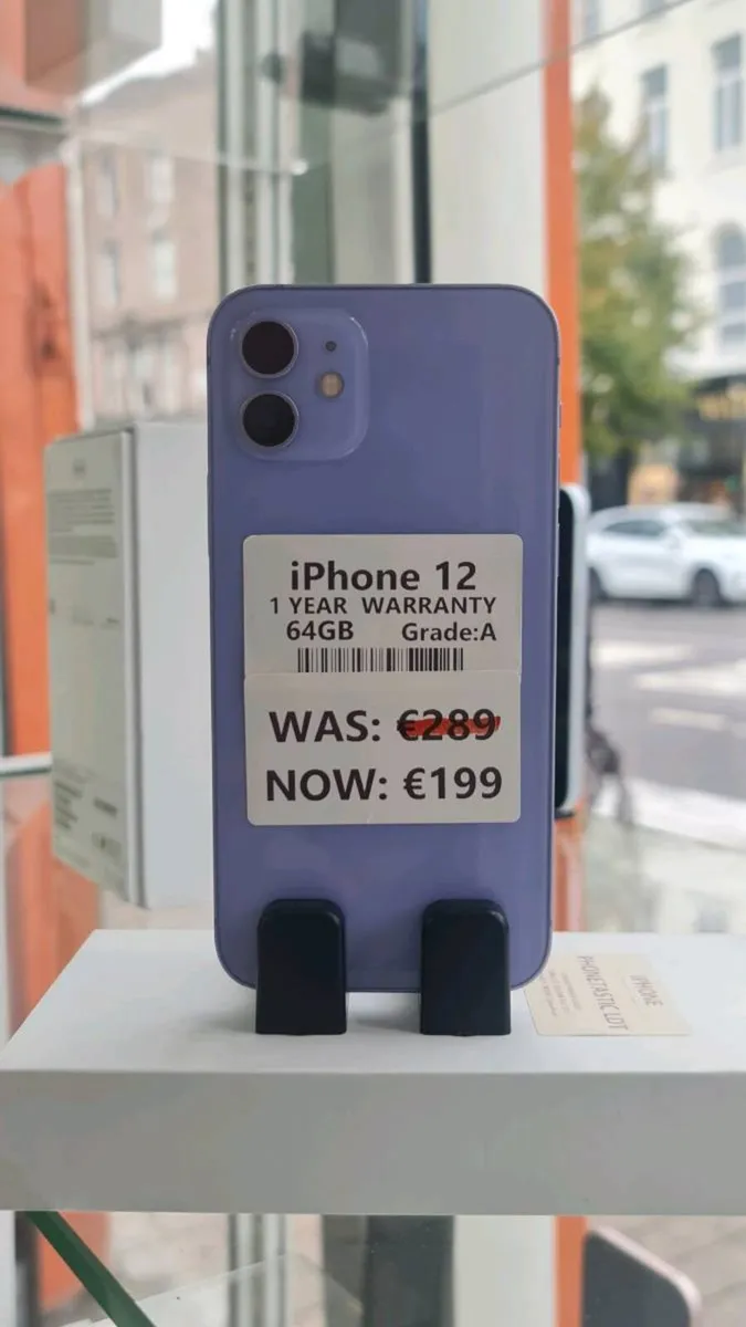 IPHONE 12 64GB Grade A 1 year warranty