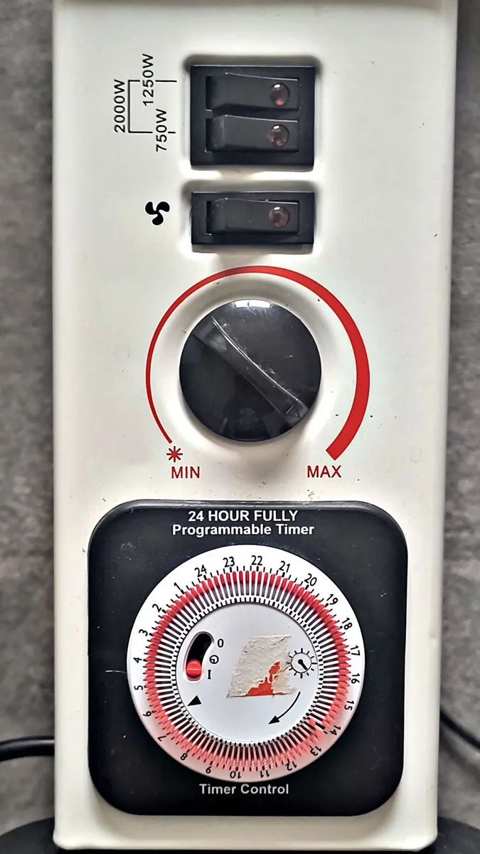 Convector Heater Timer turbo fan - Image 1