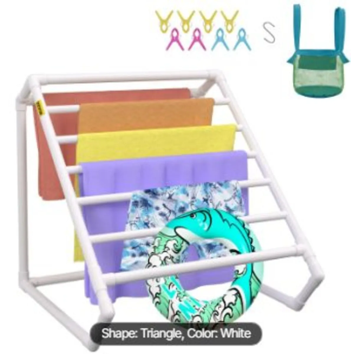 Pool Towel Rack, 8 Bar - Image 3