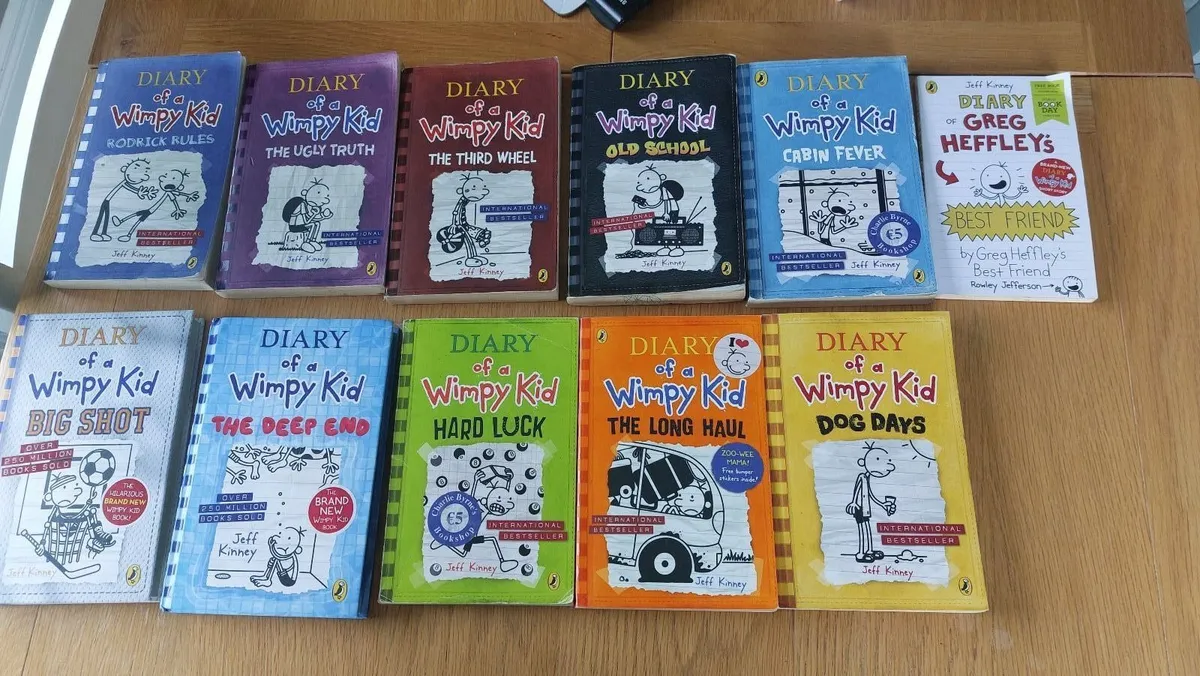 Diary of a wimpy kid books - Image 1