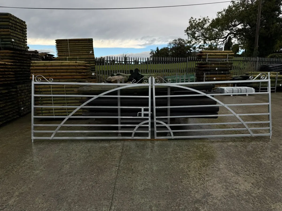 Galvanised Country Style Gates - Image 2