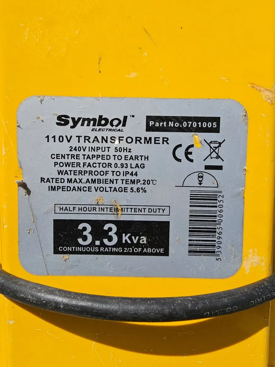 3.3kVA 110V Site Transformer - Image 3