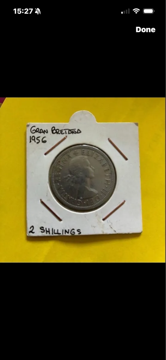 1956 UK Two Shillings - Image 1