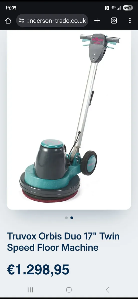 Truvox Orbis Duo floor buffer - Image 1
