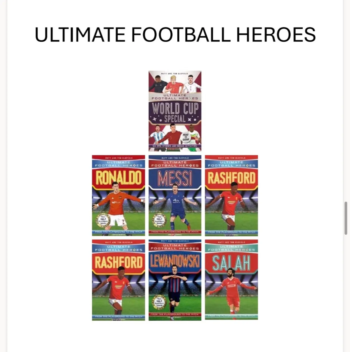Ultimate Football Heroes Book Bundle (7 Books)