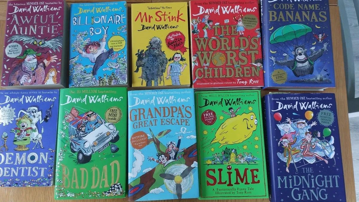 David Walliams childrens books - Image 1