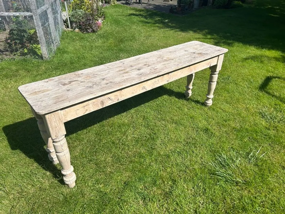 Vintage farmhouse table - Image 2