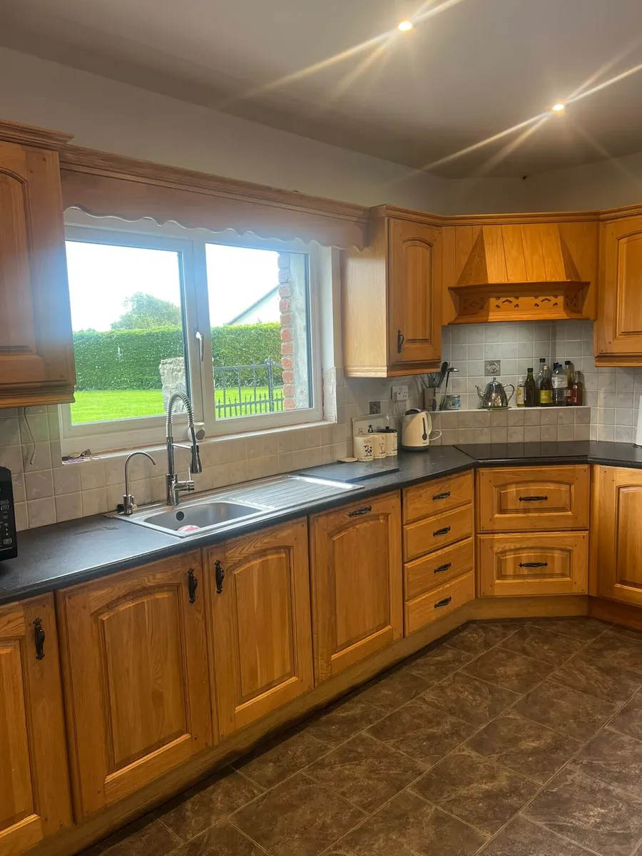 Solid Oak Kitchen + Appliances - Image 4
