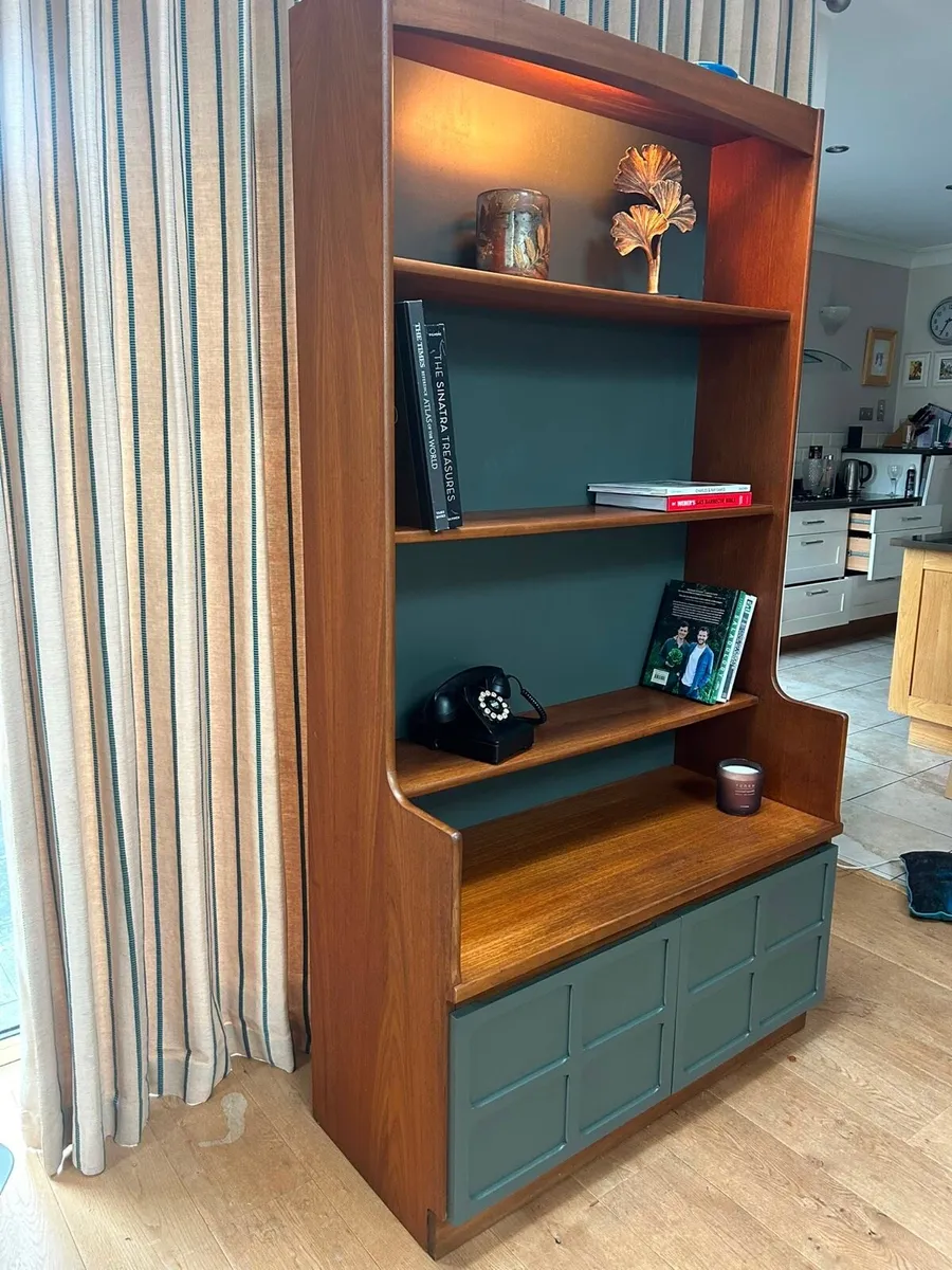 Mid century Nathan waterfall bookcase - Image 4