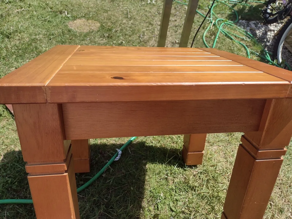 Solid wood coffee table - Image 4