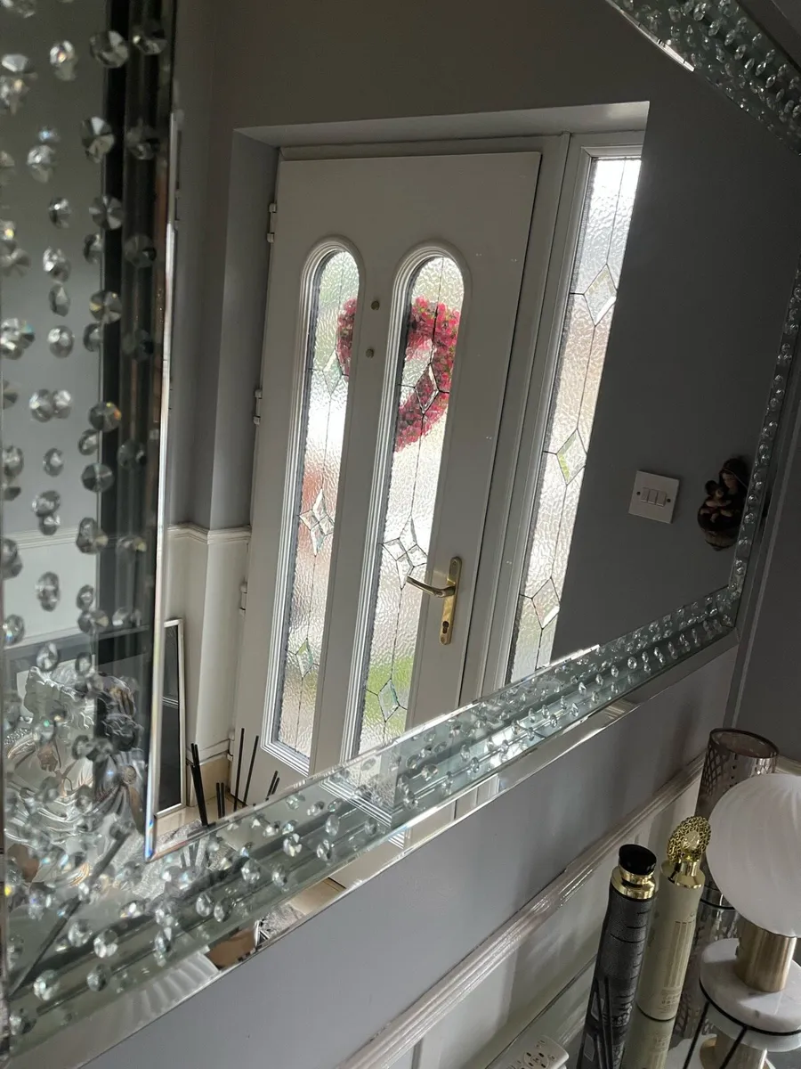 Large mirror with diamonds - Image 2