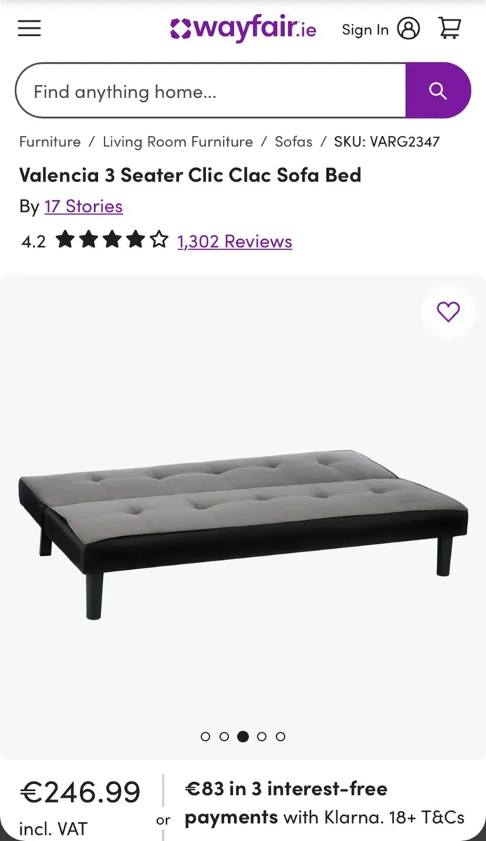Sofa bed / couch - Image 3