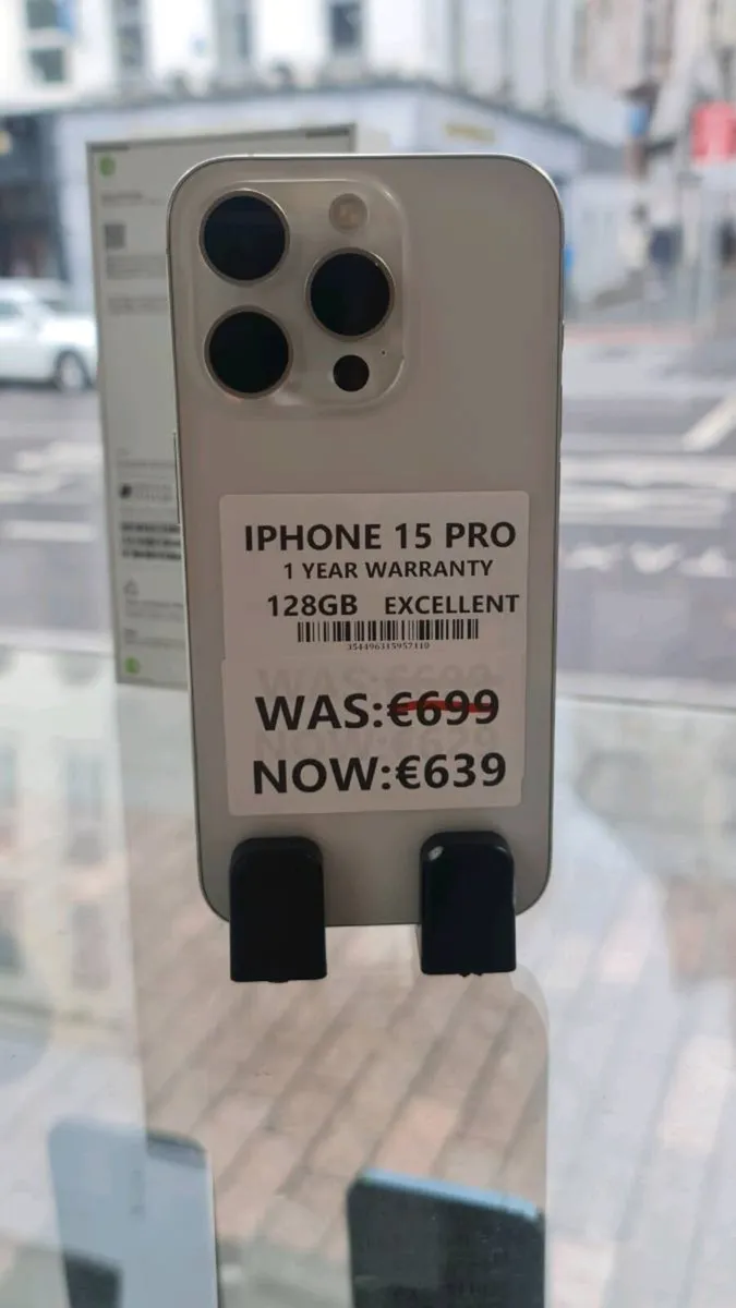 IPHONE 15 PRO 128GB EXCELLENT  1YEAR WARRANTY