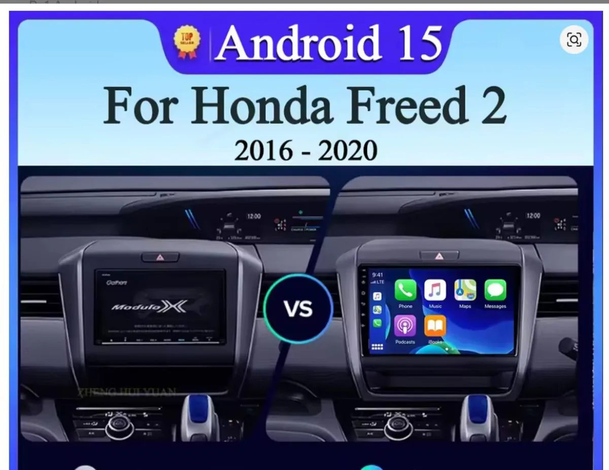 Android Honda Freed 2 2016-2023 Car Radio 360 View - Image 2