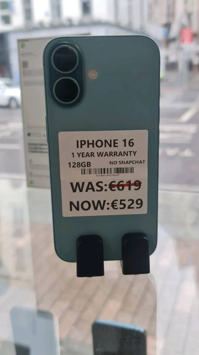 IPHONE 16 128GB 1YEAR WARRANTY