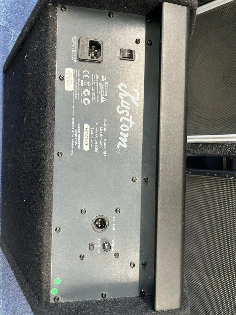 Kustom KDA200 Drum Amplifier - Image 3