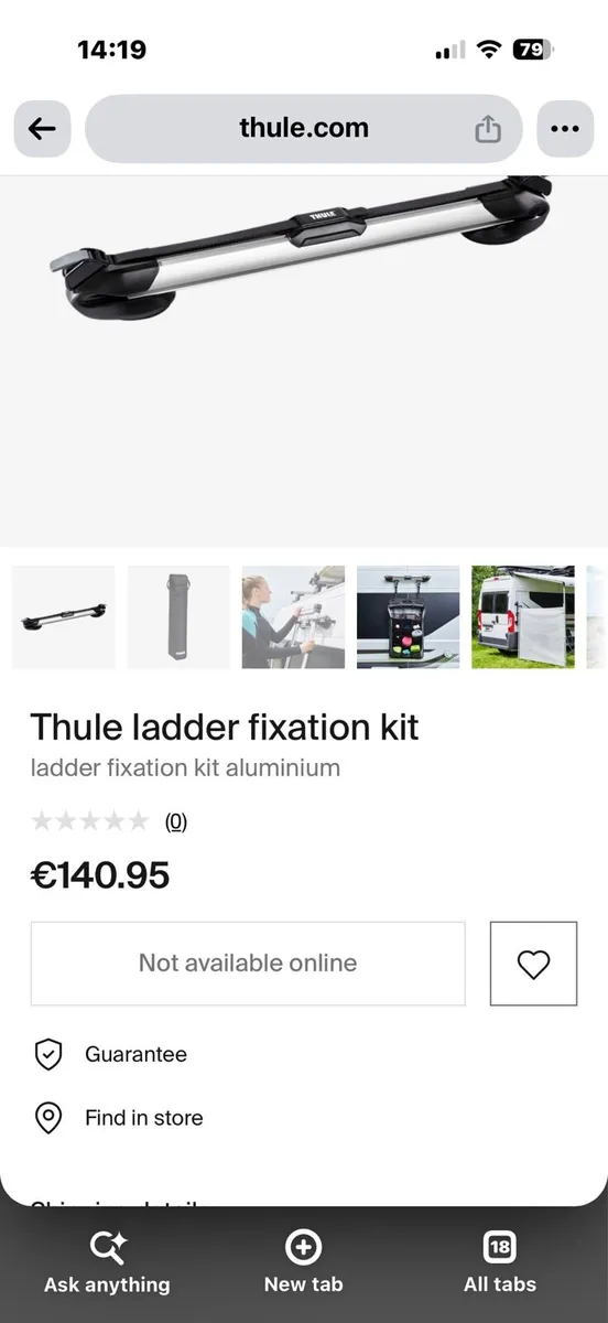 Thule ladder fixation kit - Image 3
