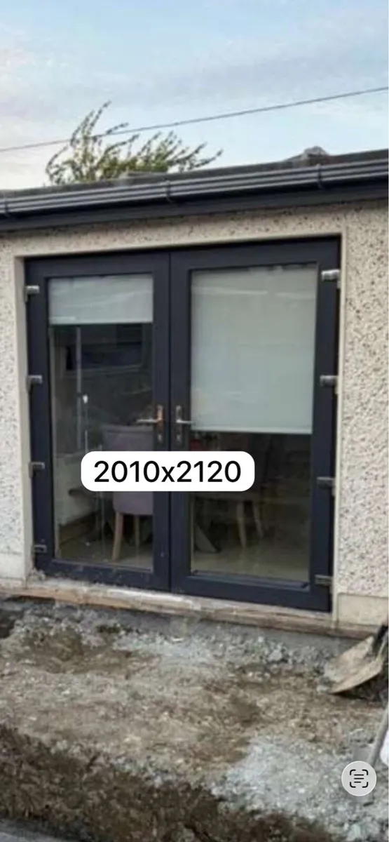 UPVC ANTHRACITE FRENCH DOOR