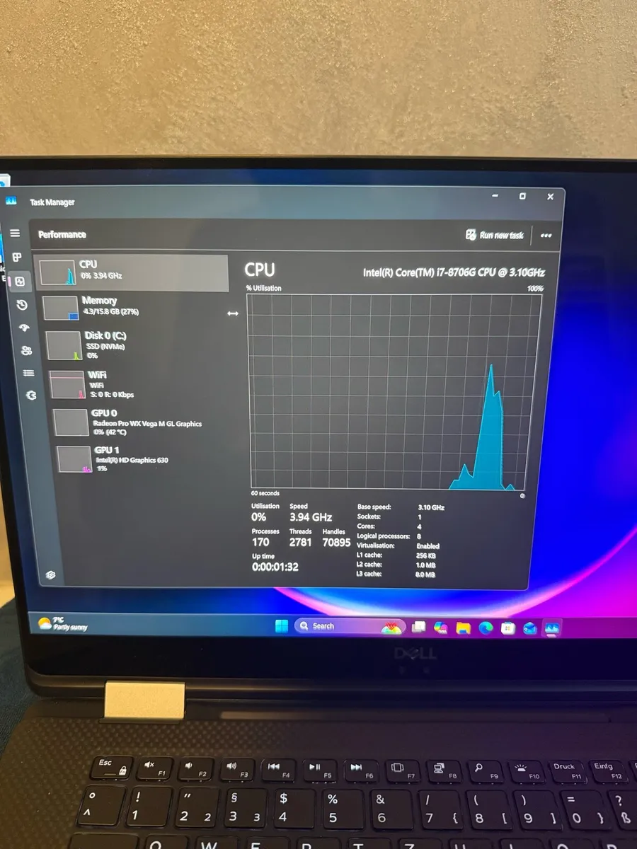 Dell Precision 5530 2in1 Laptop i7/16GB/512SSD/4k - Image 4