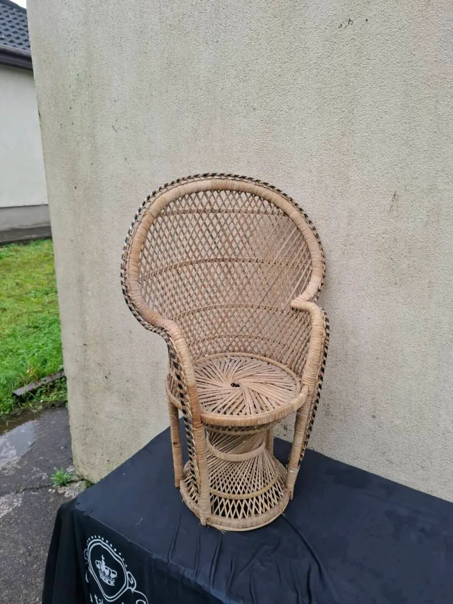 Child rattan wicker seat - Image 2