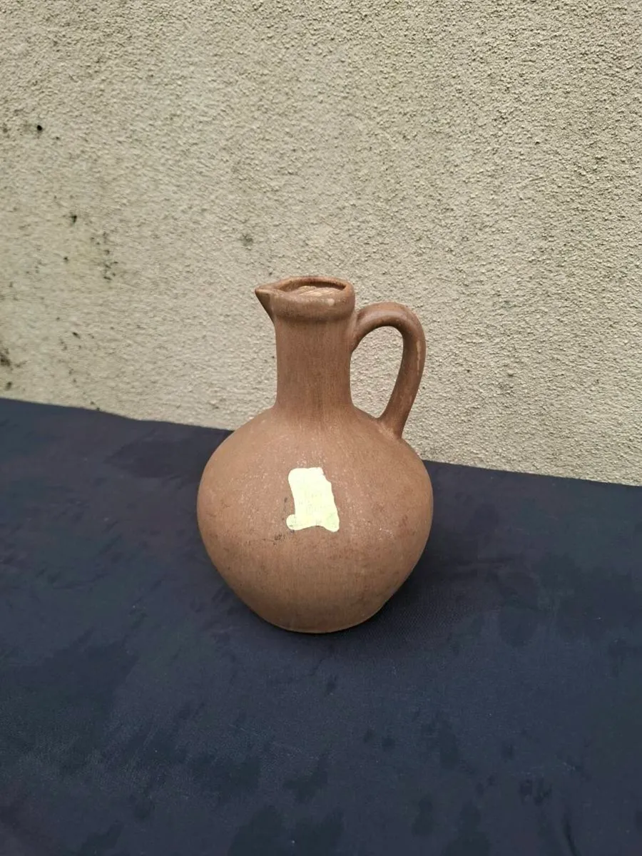 Old pottery bottle