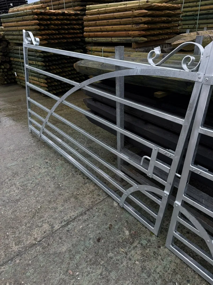 Galvanised Country Style Gates - Image 4
