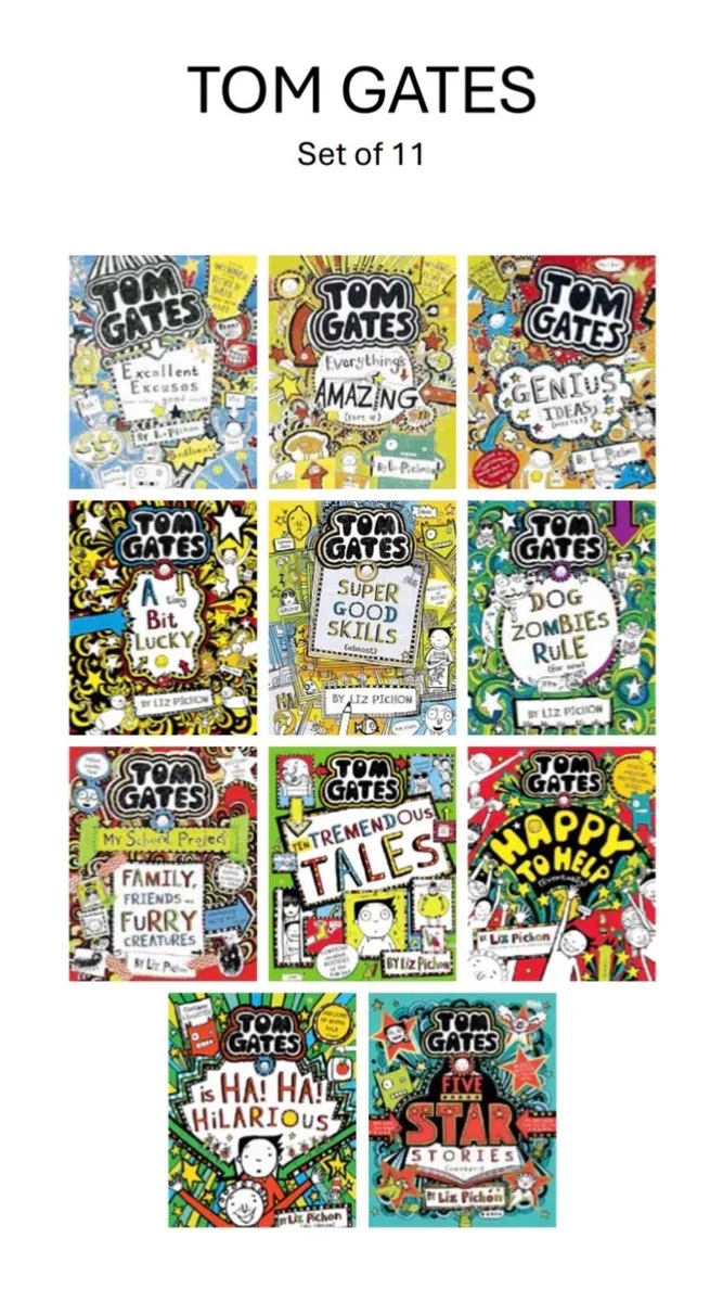 Tom Gates Book Bundle (11 Books - 2 Hardback )