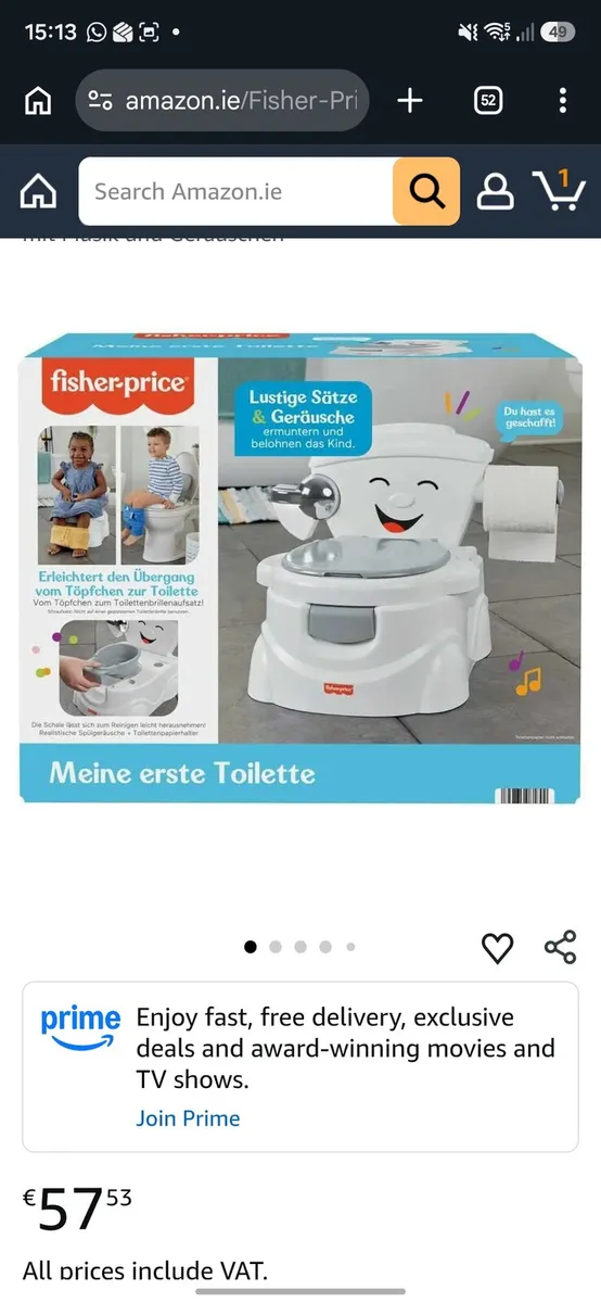 Fisher price potty - Image 3