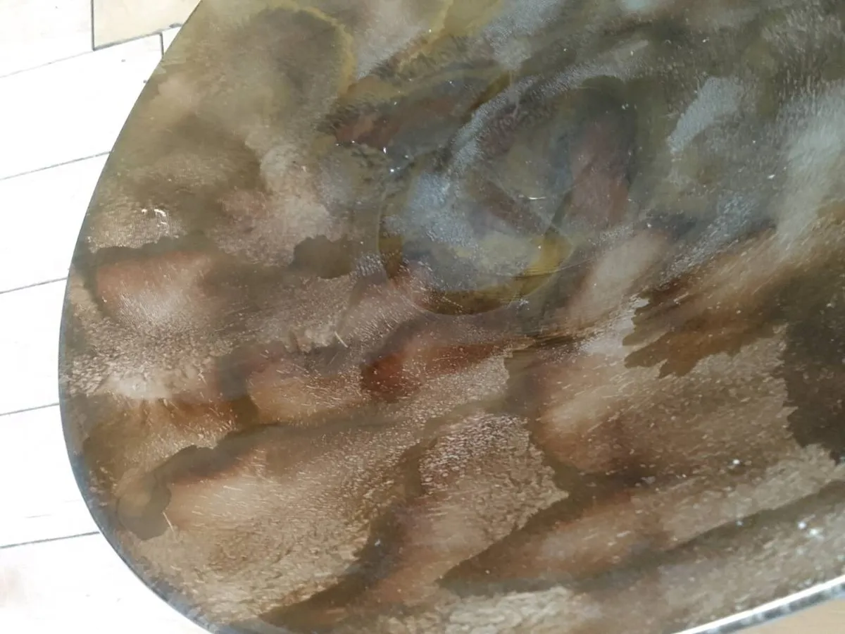 Art glass bowl  oversize 20 inch - Image 3