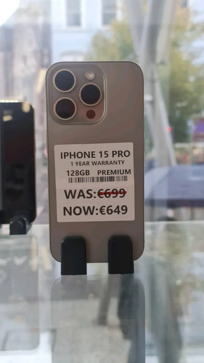 IPHONE 15PRO 128GB PREMIUM 1YEAR WARRANTY
