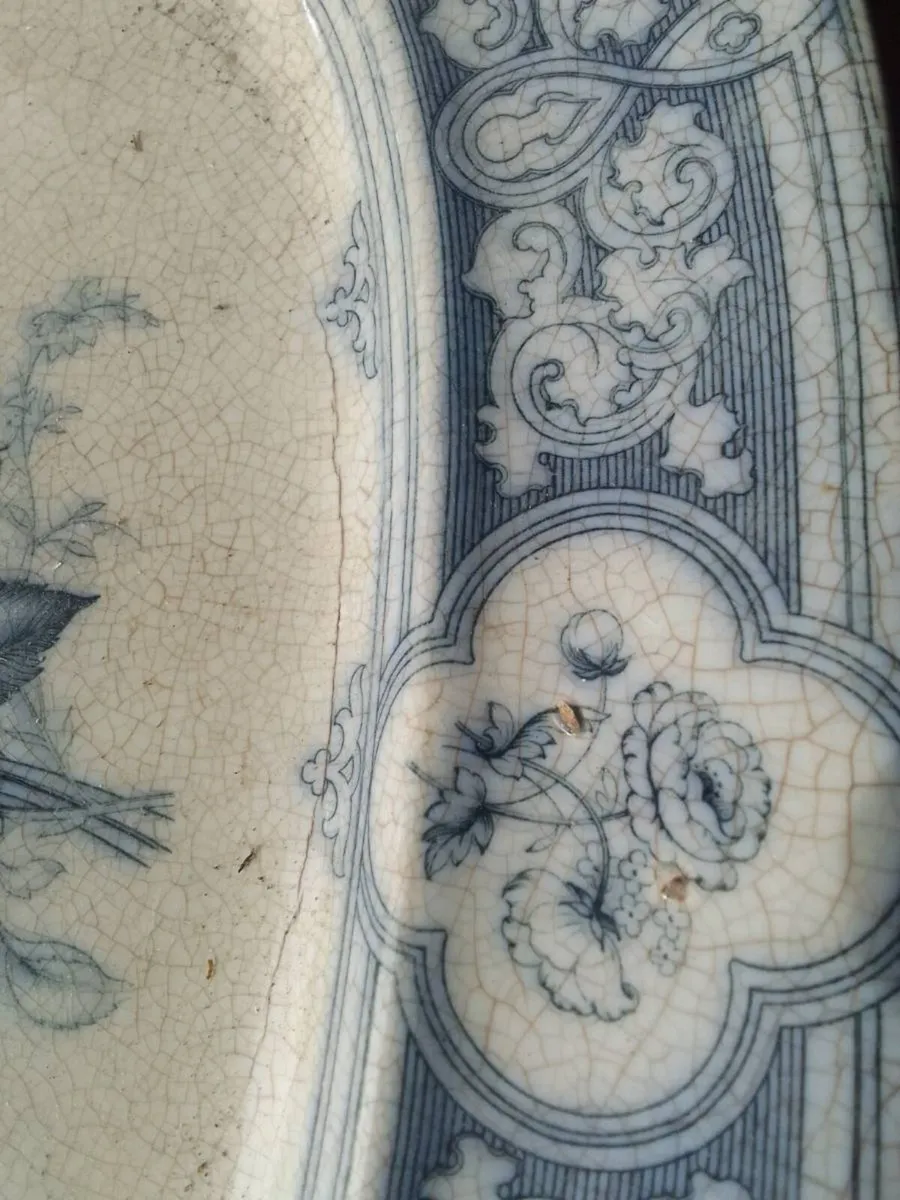 1850s charles meifh windsor platter - Image 2