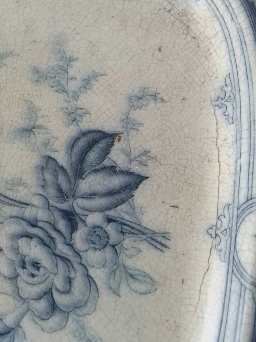 1850s charles meifh windsor platter - Image 3