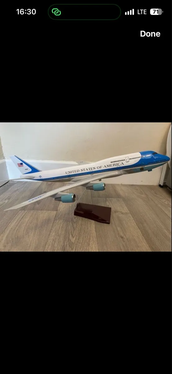 747 heavy resin model - Image 1