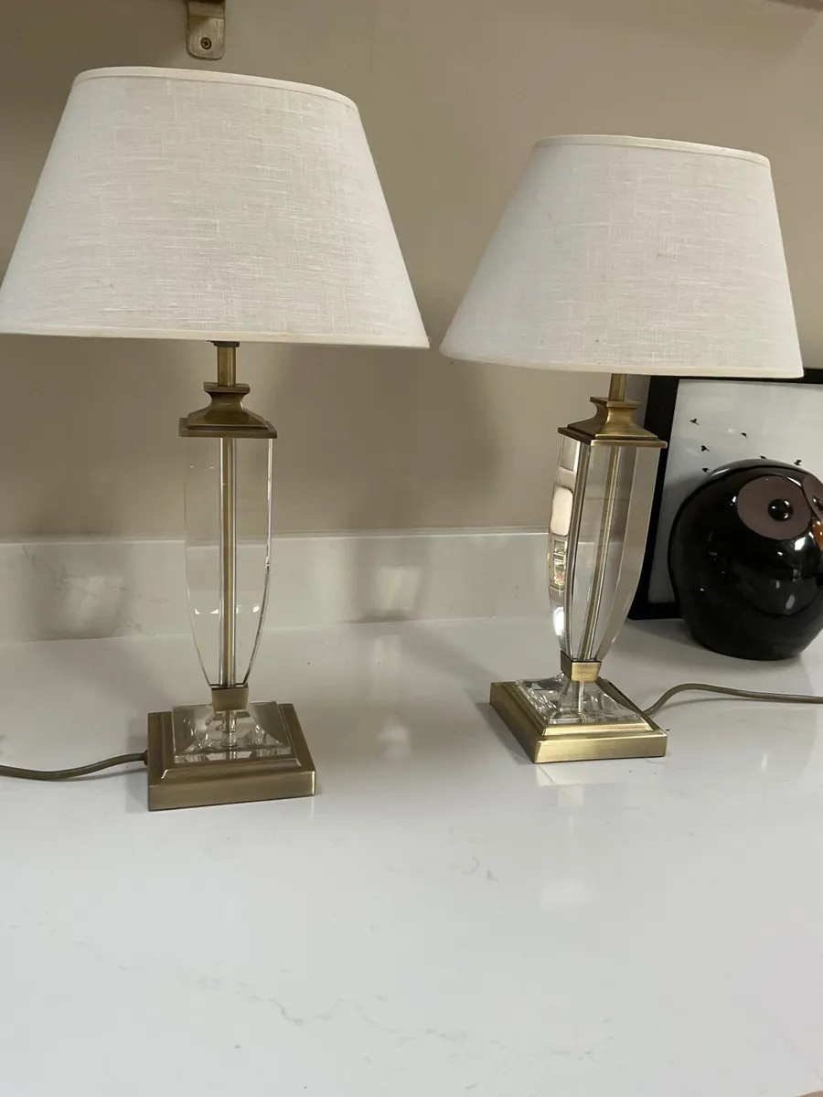 Pair of Laura ashley Carson crystal table lamps & - Image 2