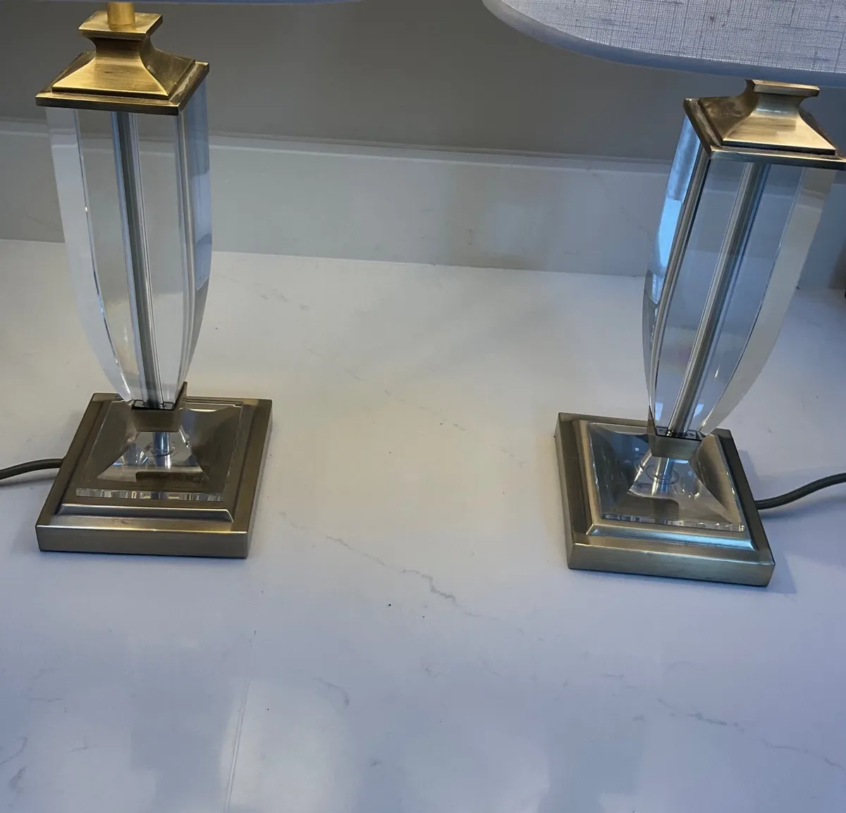 Pair of Laura ashley Carson crystal table lamps & - Image 4