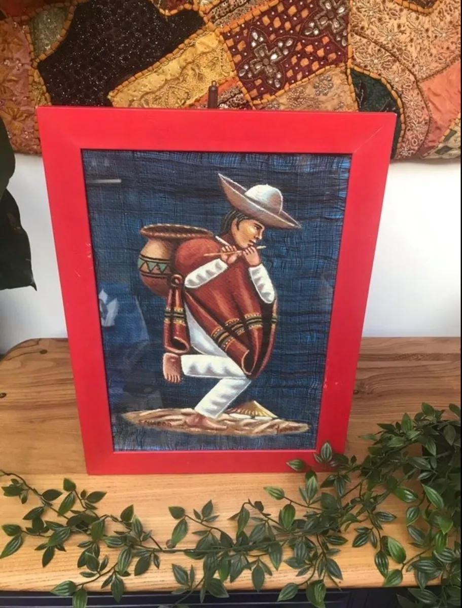 Vintage South American Painting - Image 2