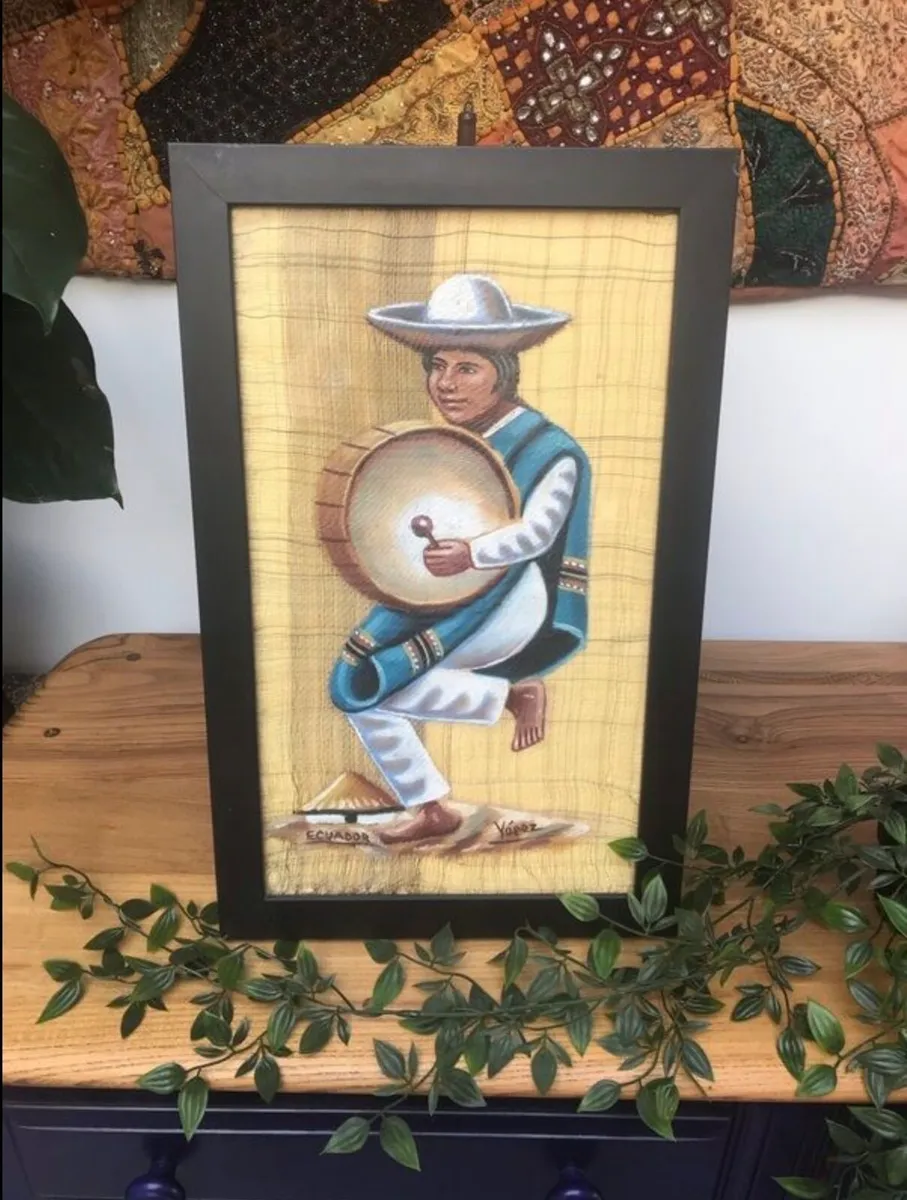 Vintage South American Painting - Image 1