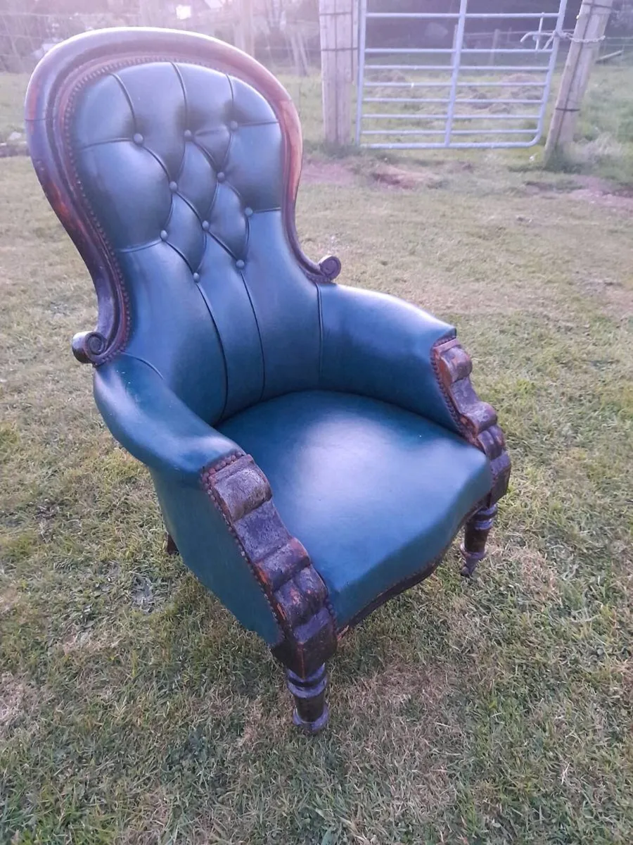 Victorian Spoonback Chair - Image 2