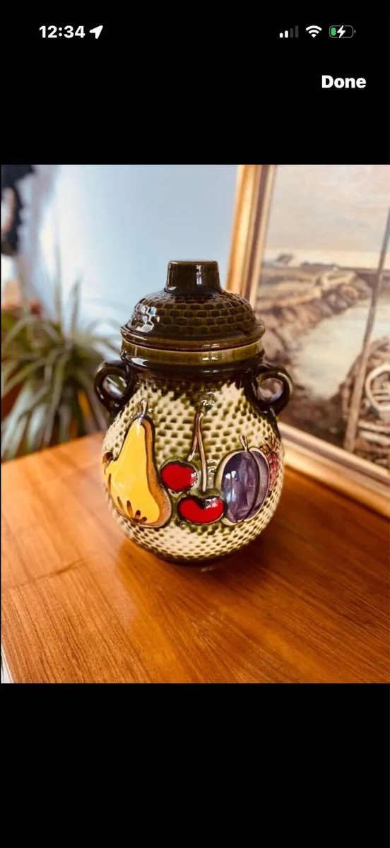 Mid Century West German Ceramic Jar - Image 3