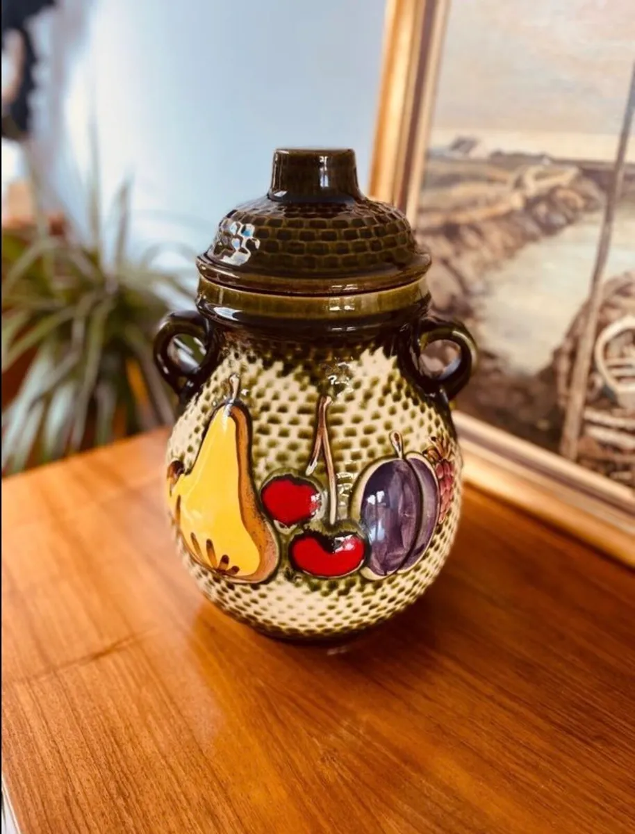Mid Century West German Ceramic Jar - Image 4