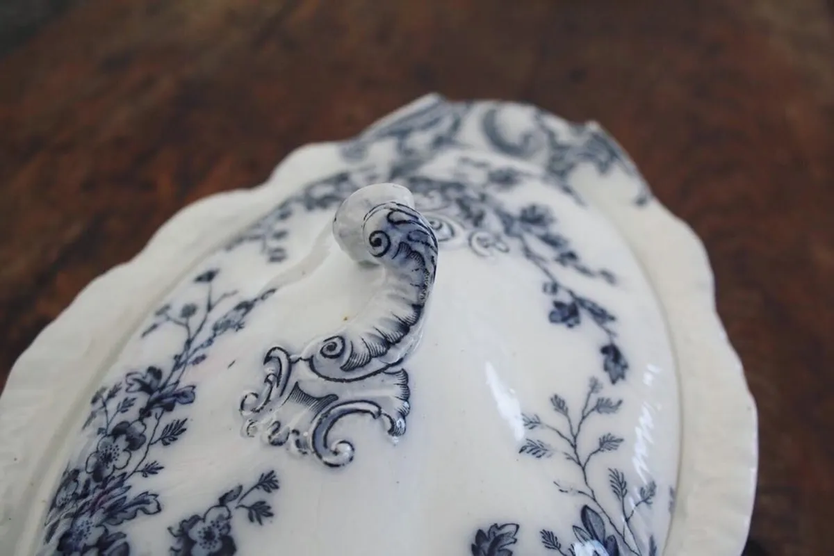 Antique China Tureen - Image 3