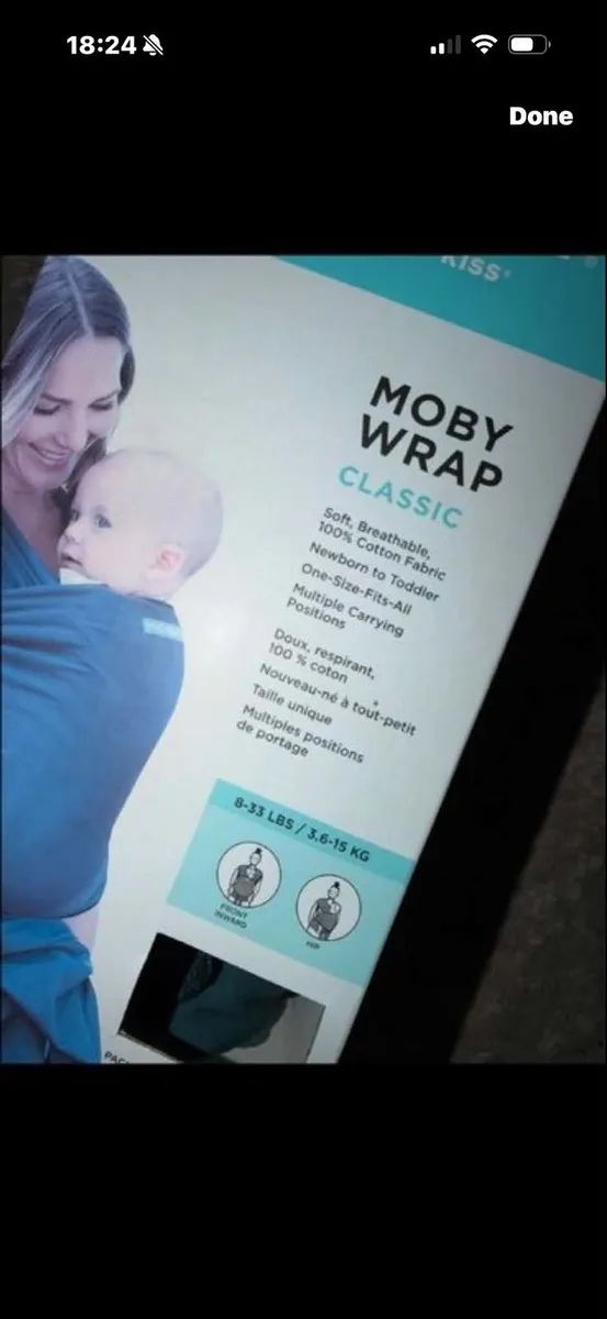 Moby Baby Wrap - Image 1