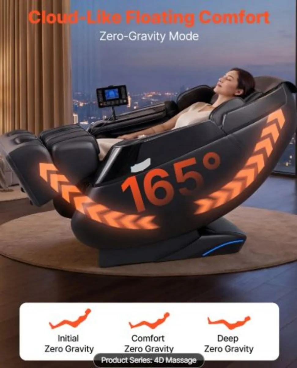 Massage Chair, 4D Zero-Gravity Full Body Massage - Image 3