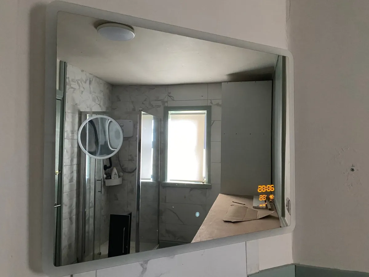 Bathroom Mirror with Surround Light - Image 1